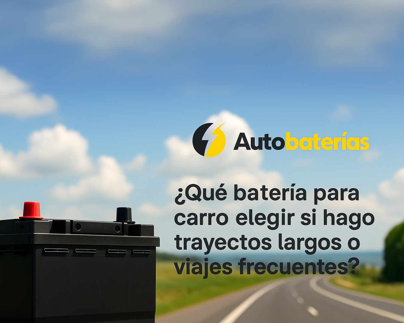 ¿Qué batería para carro elegir si hago trayectos largos o viajes frecuentes?