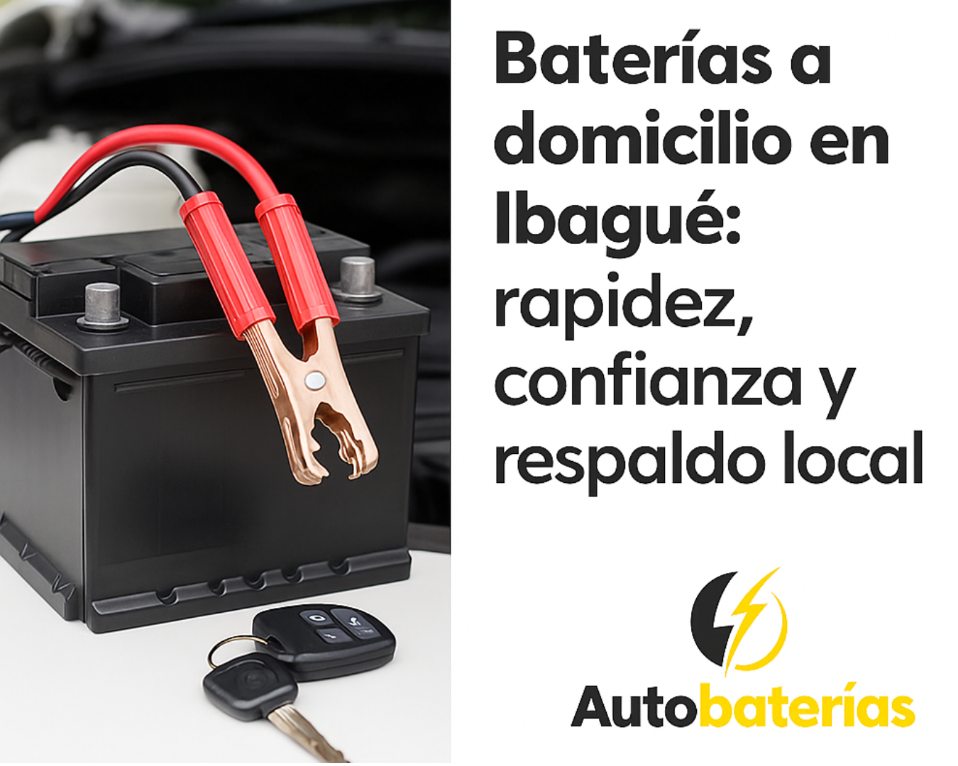 Baterías a domicilio en Ibagué: rapidez, confianza y respaldo local