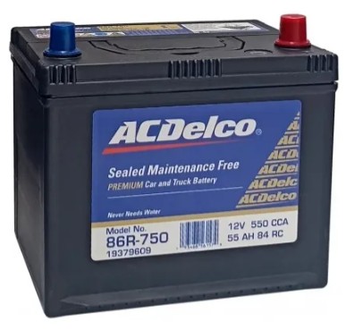 BATERIA ACDELCO 86R750 LINE GOLD