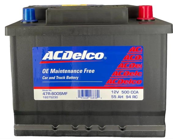 BATERIA ACDELCO 47R800 RED LINE