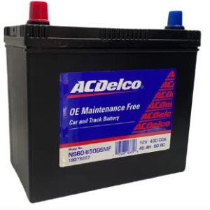 BATERIA ACDELCO NS60 ACD RED LINE 650
